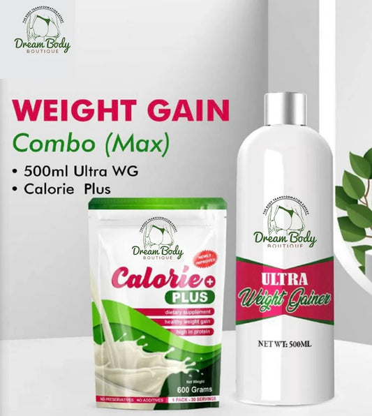 Weight Gain Combo (Max) for Men | 500ml Weight Gainer | Calorie Plus